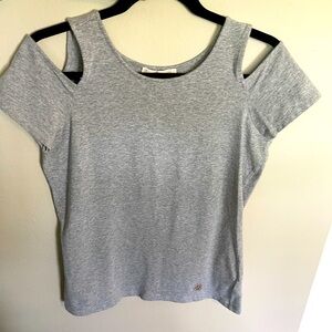 Michael Kors Cut Out Shoulder Shirt